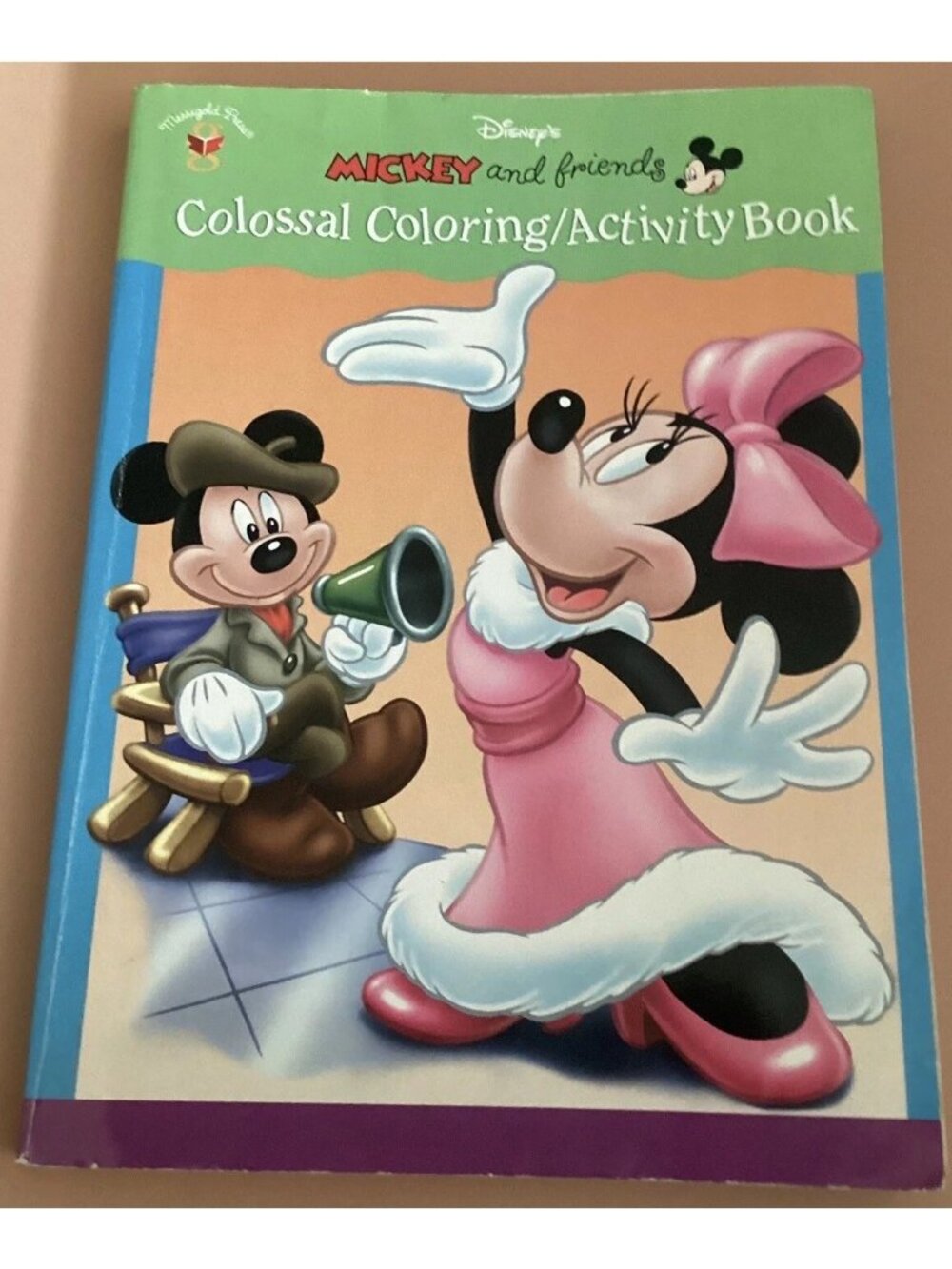 Vintage Disney's Mickey And Friends Colossal Coloring Activity Book READ